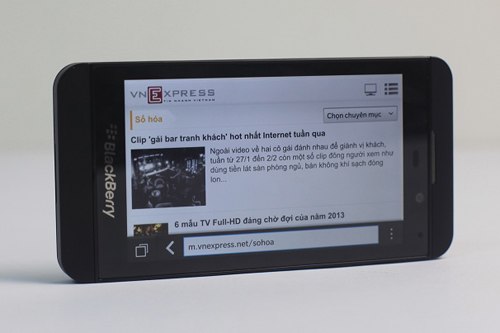 Blackberry Z10 xuất hiện tại Việt Nam